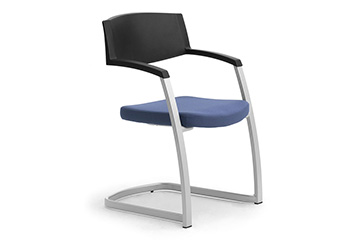 Cantilever base visitor chairs for waiting rooms Time