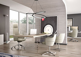 High-impact executive chairs and armchairs for office and study Opera
