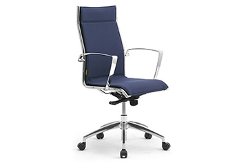 Modern design office chairs with chromed frame Origami Lx