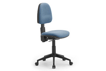 Task seating with padded seat and back for workstations Comfort Jolly