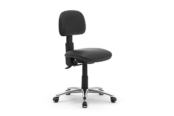 Upholstered swivel laboratory chair for industry and laboratory standards Dattilus