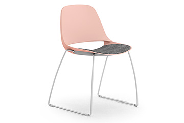 Modern plastic monocoque chairs for conference and hotel contract furniture I Like