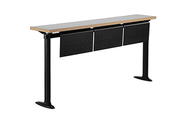Lecture hall continuous writing bench for university and classroom