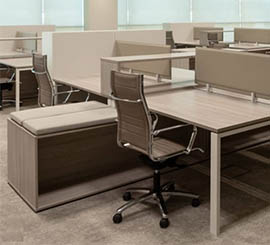 Leather executive chairs for workstations and operational desktops