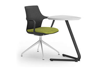 Tavoli scrittoio per sedie a 4 gambe per il coworking e office sharing EOS Plus