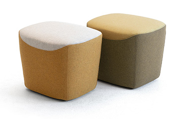 pouf poggiapiedi colorato dal design moderno victoria