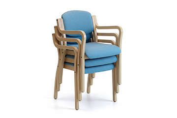 Sedie in legno per casa di riposo, hospice, hotel, albergo