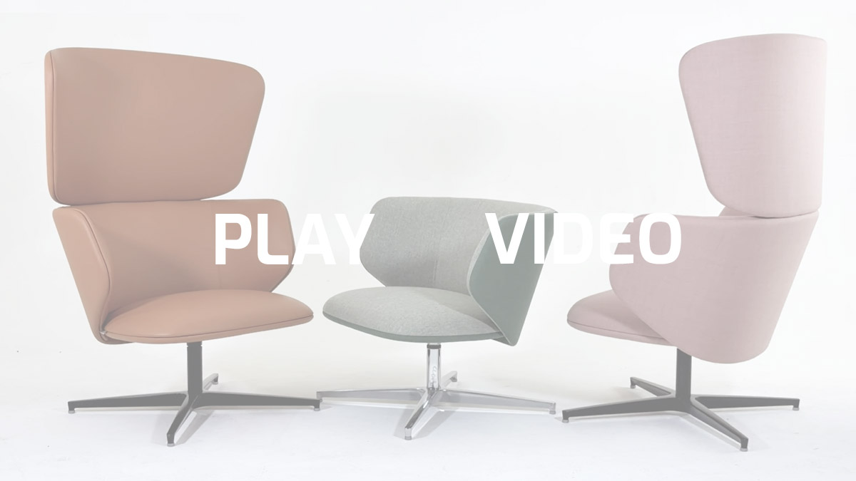Lounge chair for great relaxation, with table | Alise' by Leyform