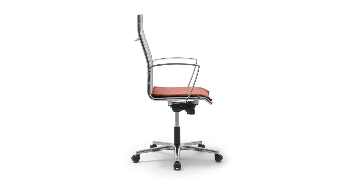 Moderne fauteuils de bureau avec design elegant - Leyform srl