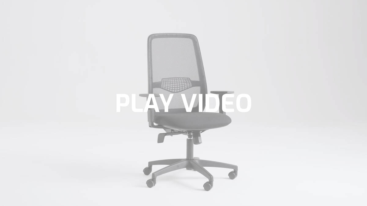 Task office chair with breathable mesh and fabric | Star by Leyform