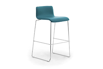 Design stools with footrest for company, school and self-service canteen Zerosedici